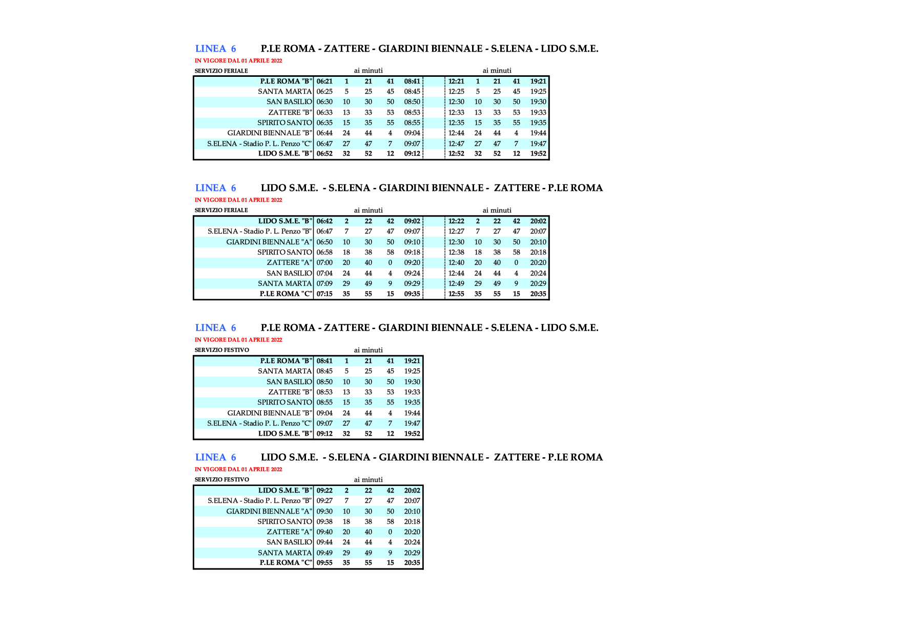 Fahrpläne Venedig - venedig-ticket.com - Venedig Ticket