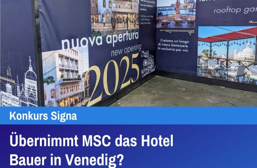 Übernimmt MSC das Hotel Bauer in Venedig