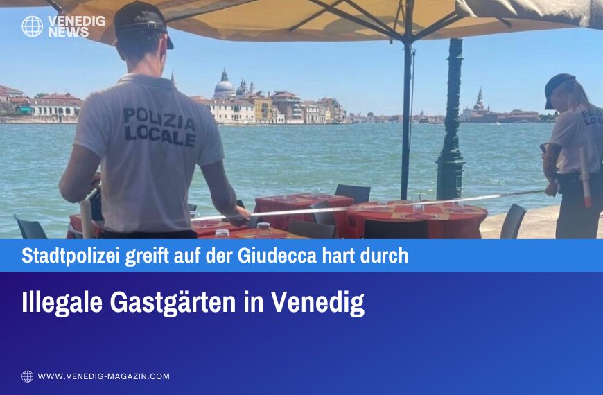 Illegale Gastgärten in Venedig